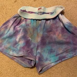 Tie dye soffe shorts
